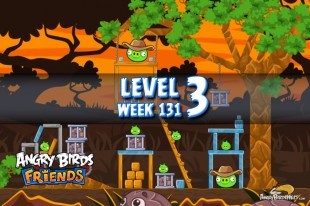 Angry Birds Friends Pangolins Tournament Level 3 Week 131 Walkthrough | November 17th 2014