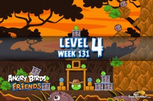 Angry Birds Friends Pangolins Tournament Level 4 Week 131 Walkthrough | November 17th 2014