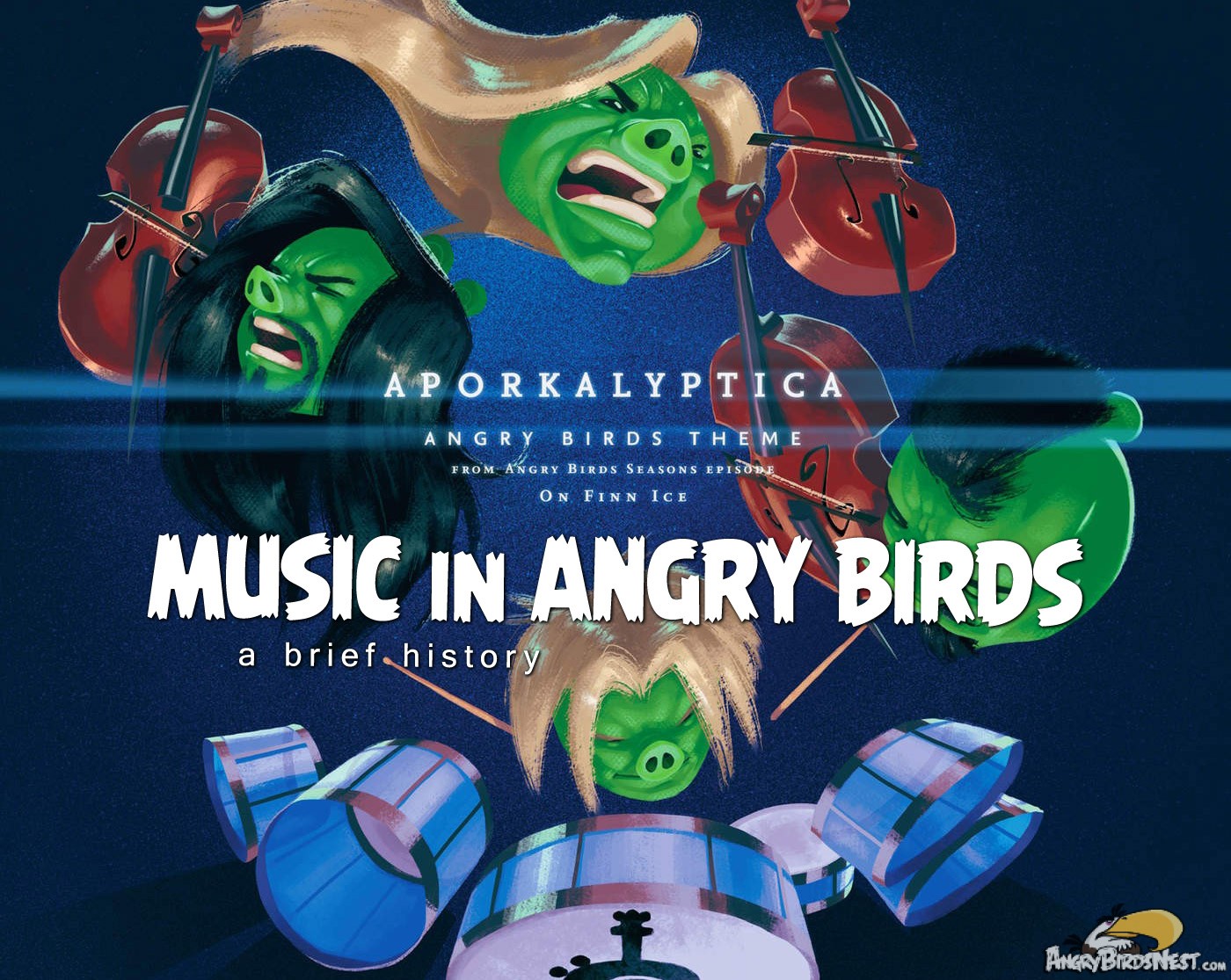 History of Music in Angry Birds with Apocalyptica On Finn Ice Featured Image