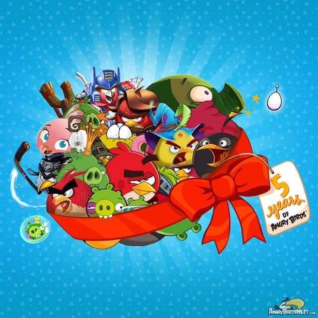Angry Birds 5 Years of Angry Birds Image