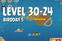 Angry Birds BirdDay 5 Level 30-24 Walkthrough