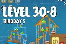 Angry Birds BirdDay 5 Level 30-8 Walkthrough