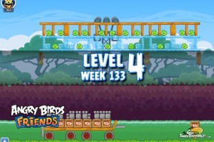 Angry Birds Friends TNT Tournament Level 4 Week 133 Walkthrough | December 1st 2014