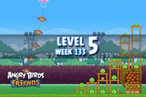 Angry Birds Friends TNT Tournament Level 5 Week 133 Walkthrough | December 1st 2014