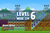 Angry Birds Friends Tournament Level 6 Week 134 Walkthrough | December 8th 2014