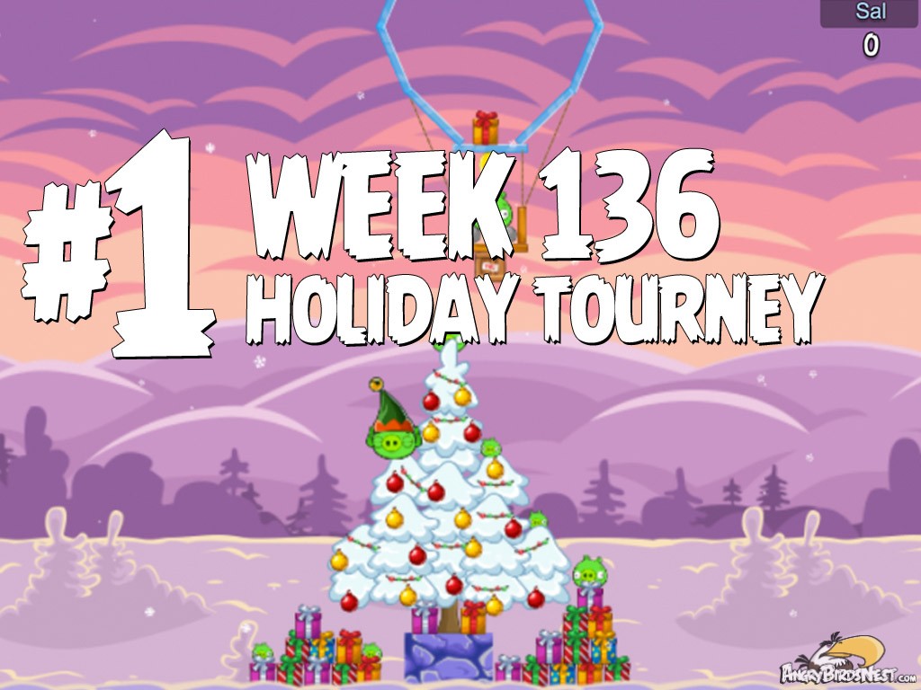 Angry Birds Friends Level 1 Week 136 Labeled