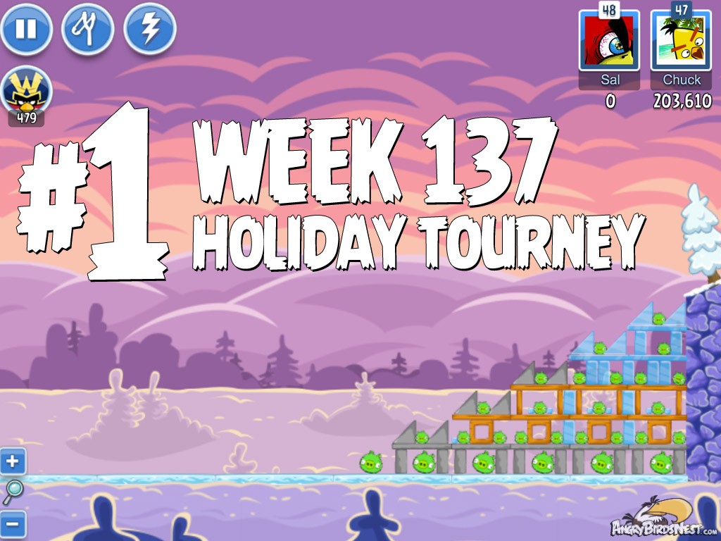 Angry Birds Friends Level 1 Week 137 Labeled