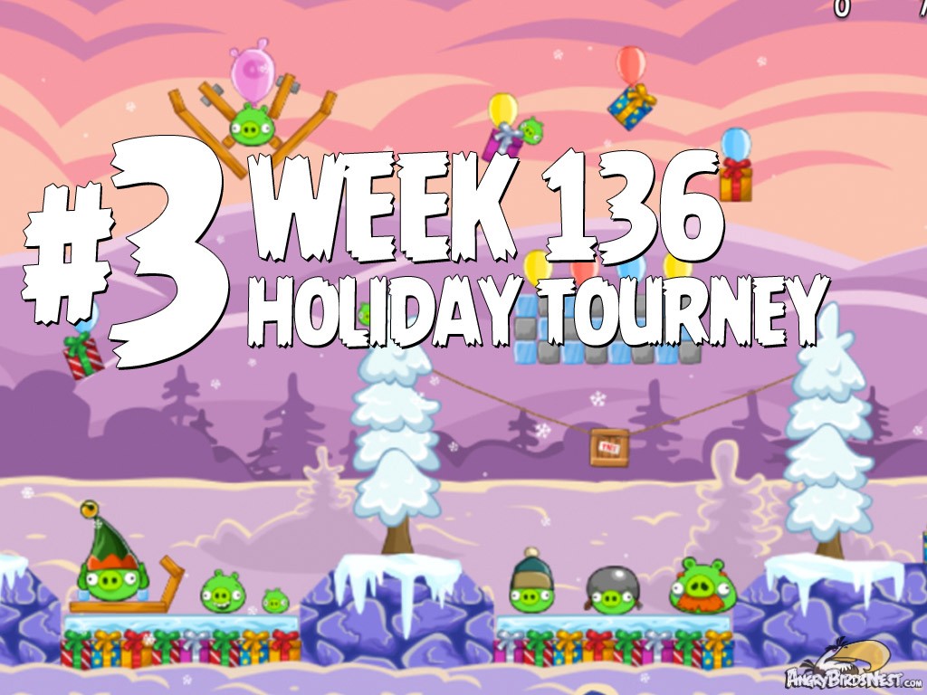 Angry Birds Friends Level 3 Week 136 Labeled