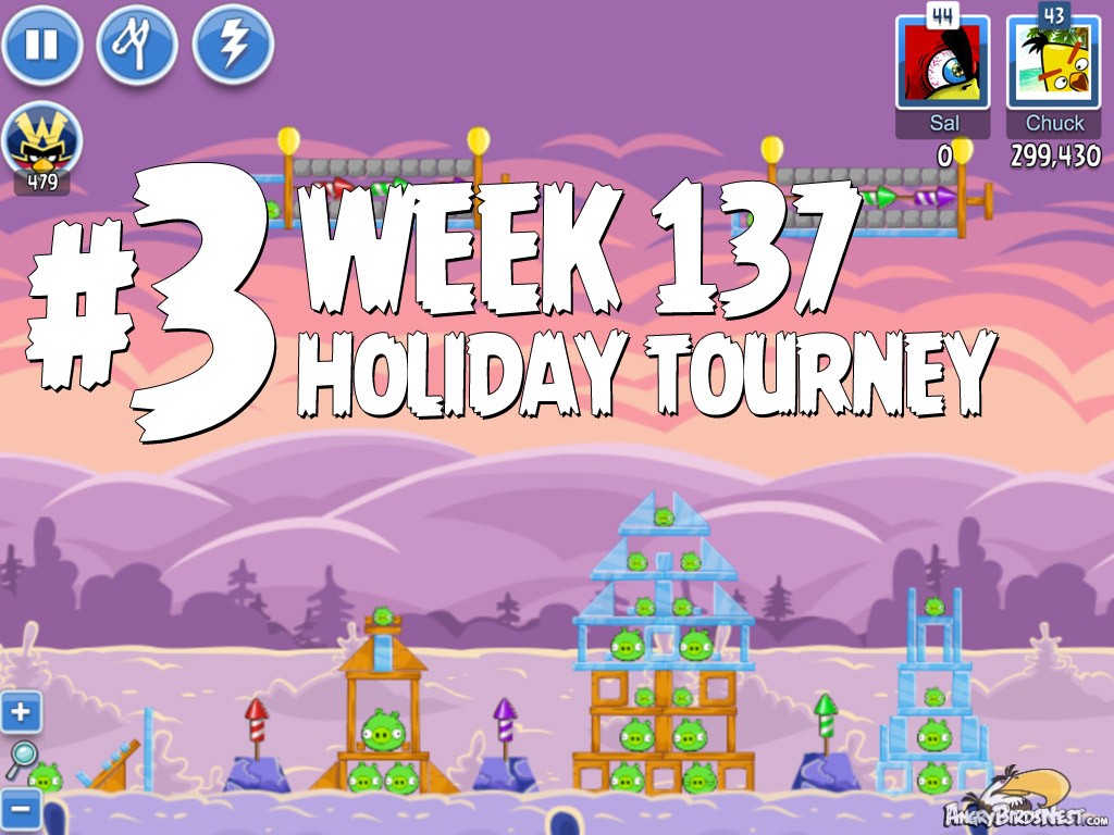 Angry Birds Friends Level 3 Week 137 Labeled
