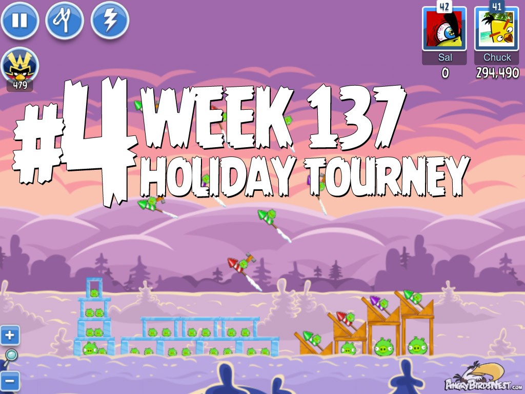 Angry Birds Friends Level 4 Week 137 Labeled