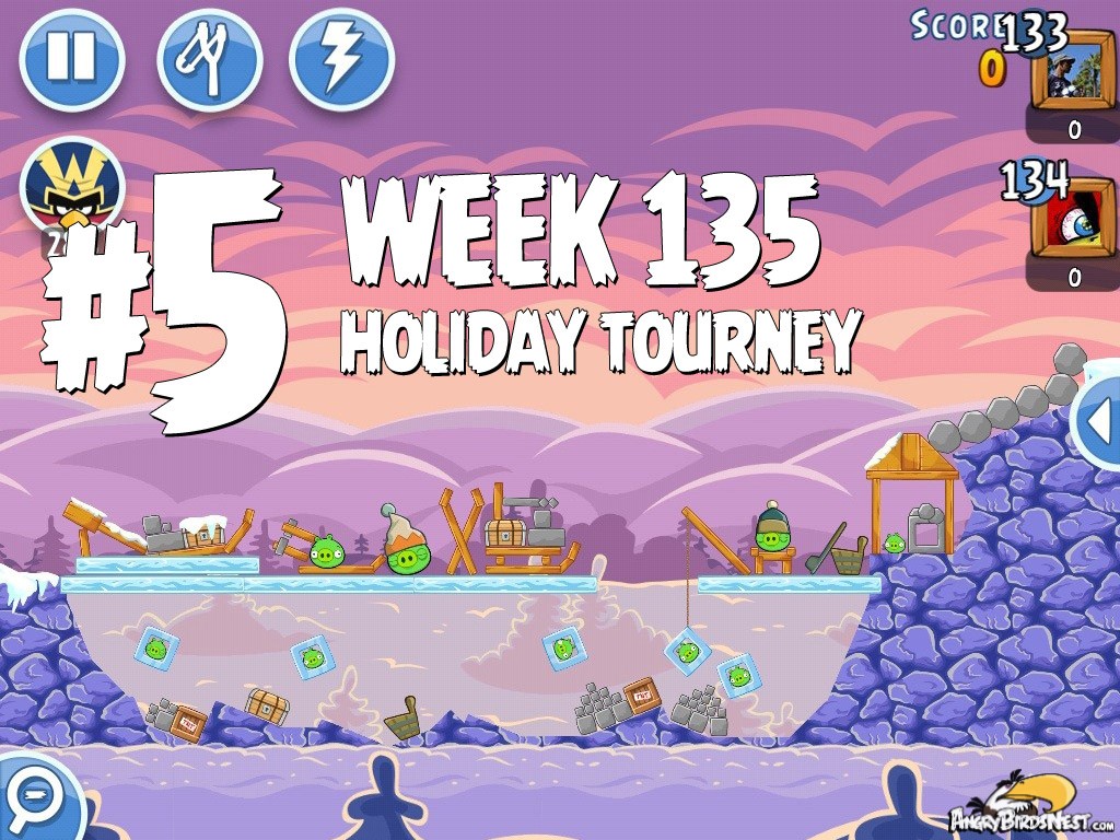 Angry Birds Friends Level 5 Week 135 Labeled