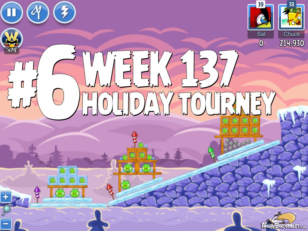 Angry Birds Friends Level 6 Week 137 Labeled