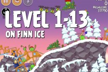 Angry Birds Seasons On Finn Ice Level 1-13 Walkthrough