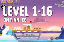 Angry Birds Seasons On Finn Ice Level 1-16 Walkthrough