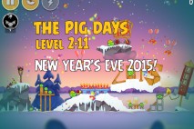 Angry Birds Seasons The Pig Days Level 2-11 Walkthrough | New Years Eve 2015!