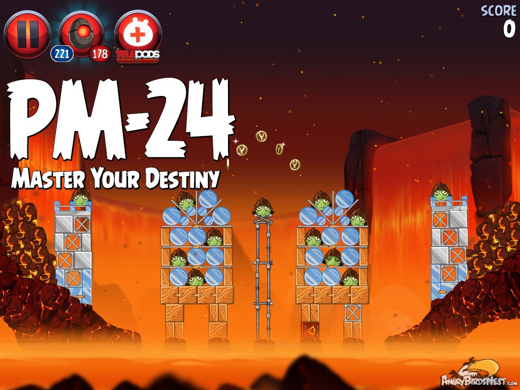 Angry Birds Star Wars 2 Master Your Destiny Level PM-24