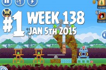 Angry Birds Friends Tournament Level 1 Week 138 Walkthrough | Jan 5th 2015