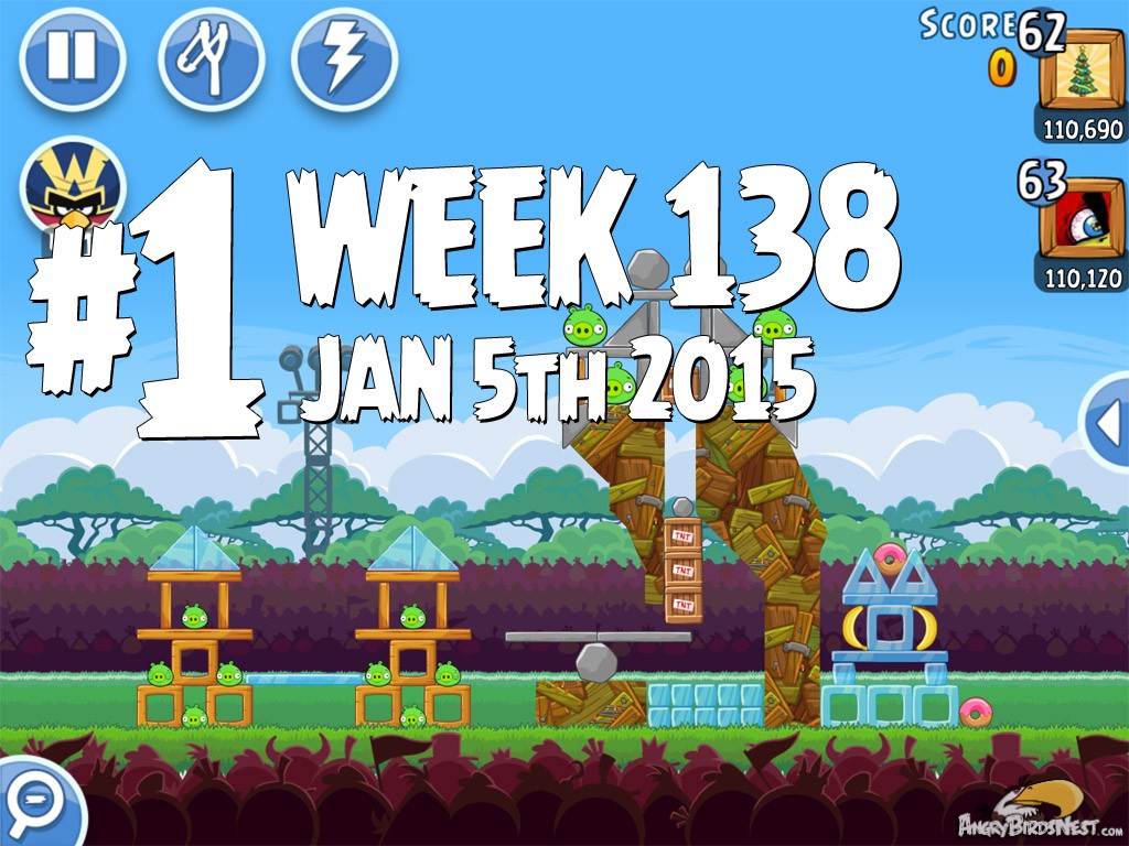 Angry Birds Friends Level 1 Week 138 Labeled