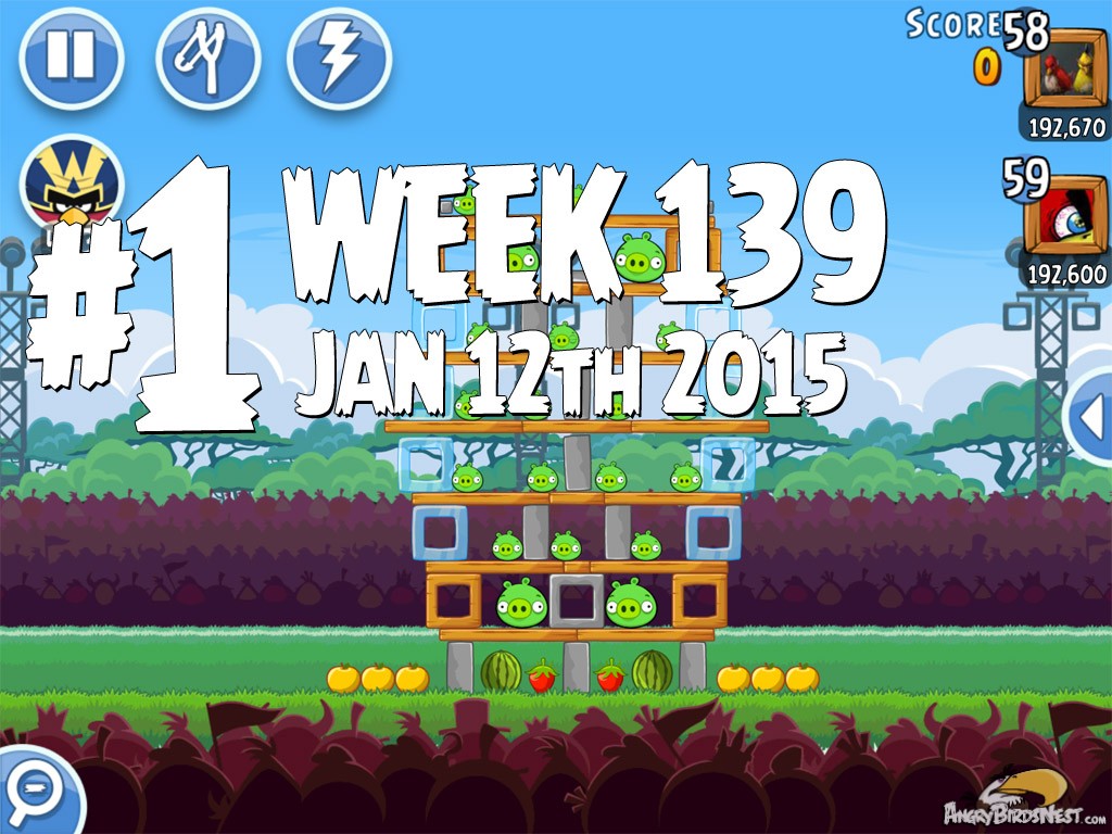 Angry Birds Friends Level 1 Week 139 Labeled