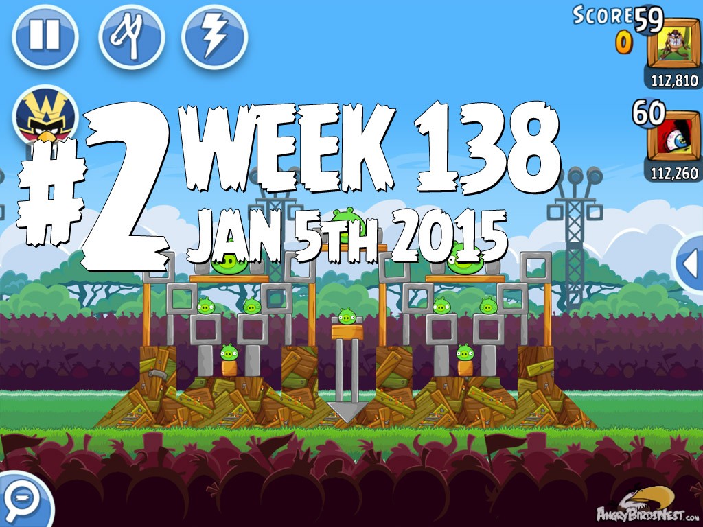 Angry Birds Friends Level 2 Week 138 Labeled