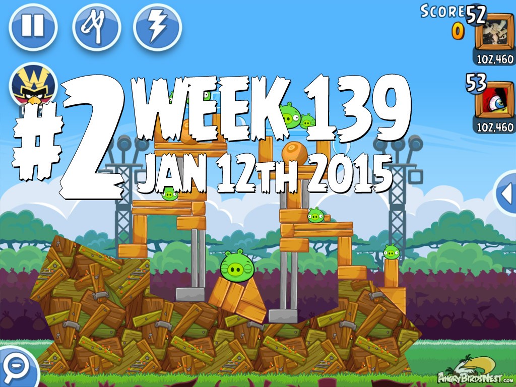 Angry Birds Friends Level 2 Week 139 Labeled