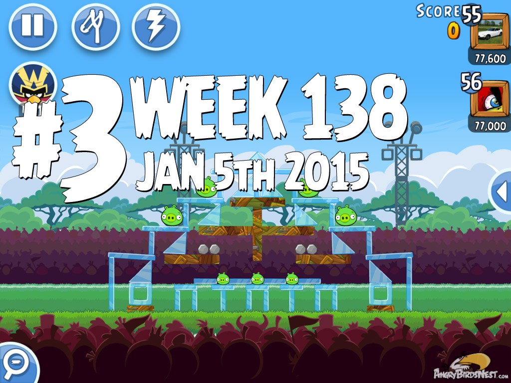 Angry Birds Friends Level 3 Week 138 Labeled