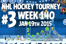 Angry Birds Friends NHL All Star Tournament Level 3 Week 140 Walkthrough | Jan 19th 2015