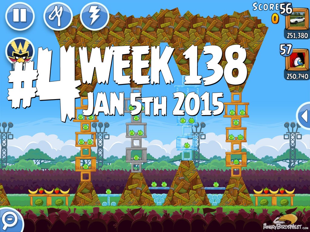 Angry Birds Friends Level 4 Week 138 Labeled