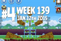 Angry Birds Friends Tournament Level 4 Week 139 Walkthrough | Jan 12th 2015
