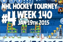 Angry Birds Friends NHL All Star Tournament Level 4 Week 140 Walkthrough | Jan 19th 2015