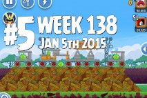 Angry Birds Friends Tournament Level 5 Week 138 Walkthrough | Jan 5th 2015