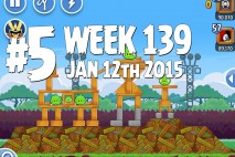 Angry Birds Friends Tournament Level 5 Week 139 Walkthrough | Jan 12th 2015