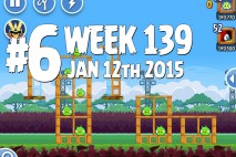 Angry Birds Friends Tournament Level 6 Week 139 Walkthrough | Jan 12th 2015