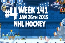 Angry Birds Friends NHL All Star Tournament Level 4 Week 141 Walkthrough | Jan 26th 2015