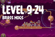 Angry Birds Space Brass Hogs Level 9-24 Walkthrough