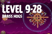 Angry Birds Space Brass Hogs Level 9-28 Walkthrough