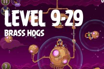Angry Birds Space Brass Hogs Level 9-29 Walkthrough