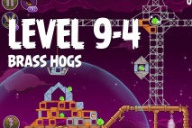 Angry Birds Space Brass Hogs Level 9-4 Walkthrough