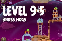 Angry Birds Space Brass Hogs Level 9-5 Walkthrough