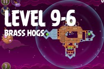 Angry Birds Space Brass Hogs Level 9-6 Walkthrough