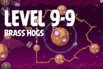 Angry Birds Space Brass Hogs Level 9-9 Walkthrough