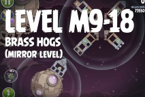 Angry Birds Space Brass Hogs Mirror Level M9-18 Walkthrough