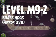 Angry Birds Space Brass Hogs Mirror Level M9-2 Walkthrough