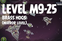 Angry Birds Space Brass Hogs Mirror Level M9-25 Walkthrough