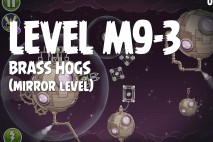 Angry Birds Space Brass Hogs Mirror Level M9-3 Walkthrough