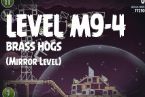 Angry Birds Space Brass Hogs Mirror Level M9-4 Walkthrough
