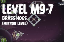 Angry Birds Space Brass Hogs Mirror Level M9-7 Walkthrough