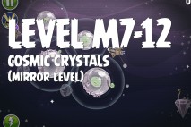 Angry Birds Space Cosmic Crystals Mirror Level M7-12 Walkthrough