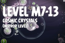 Angry Birds Space Cosmic Crystals Mirror Level M7-13 Walkthrough