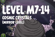 Angry Birds Space Cosmic Crystals Mirror Level M7-14 Walkthrough
